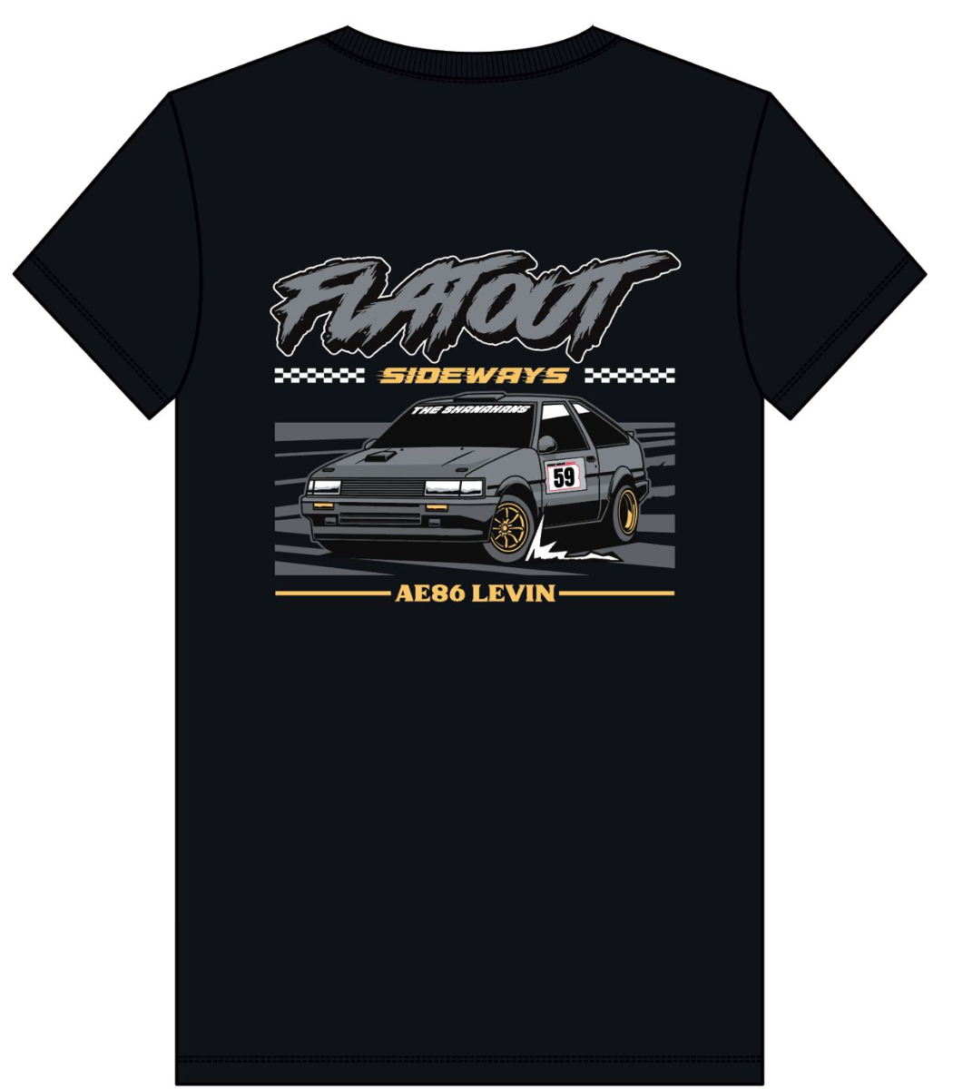 FLATOUT SIDEWAYS - AE86 RALLY TEE