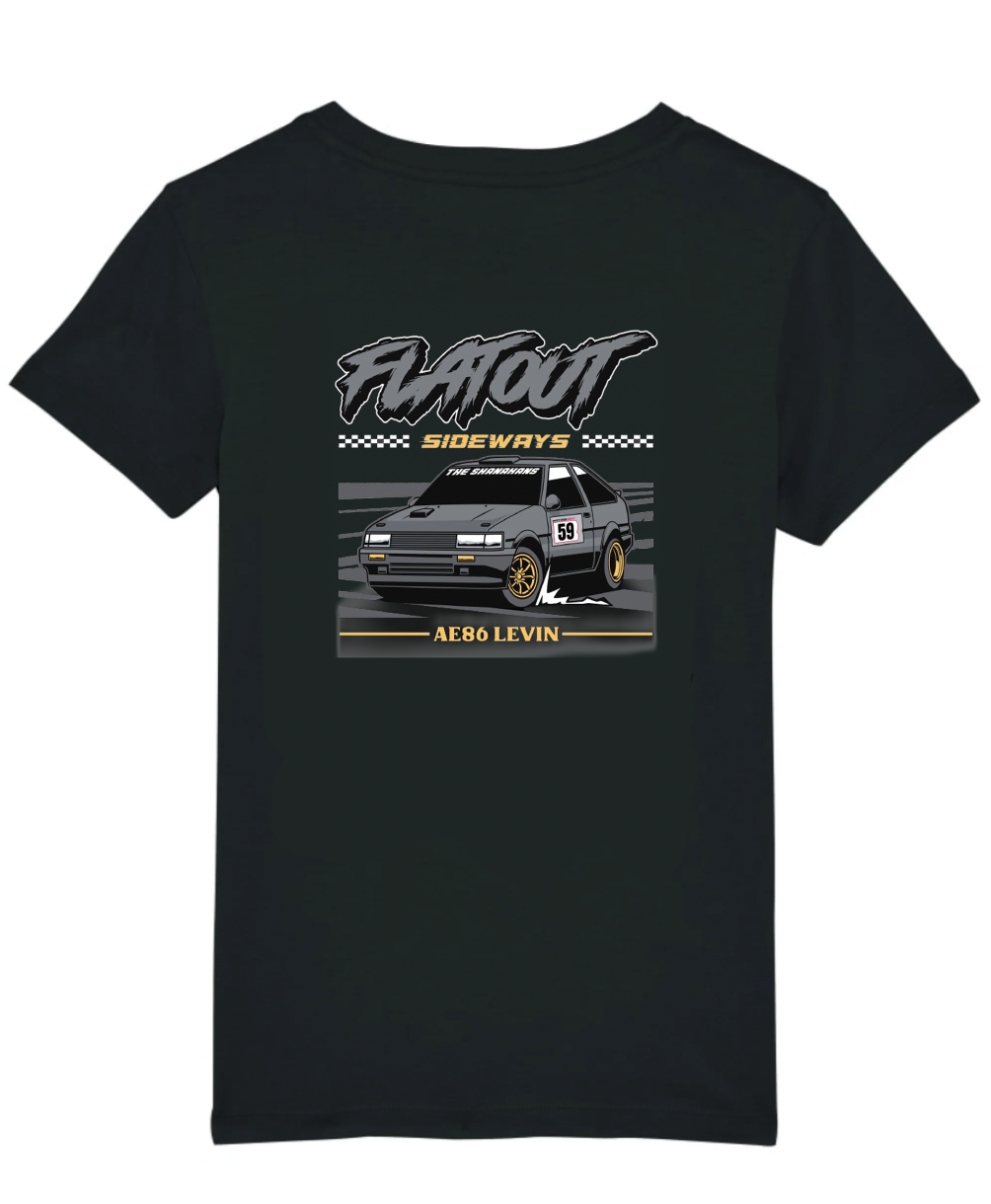 FLATOUT SIDEWAYS - AE86 RALLY KIDS HOODIE