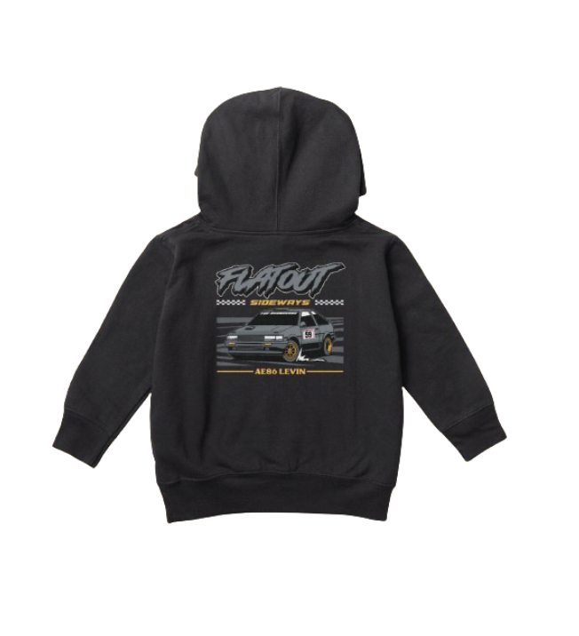 FLATOUT SIDEWAYS - AE86 RALLY KIDS HOODIE